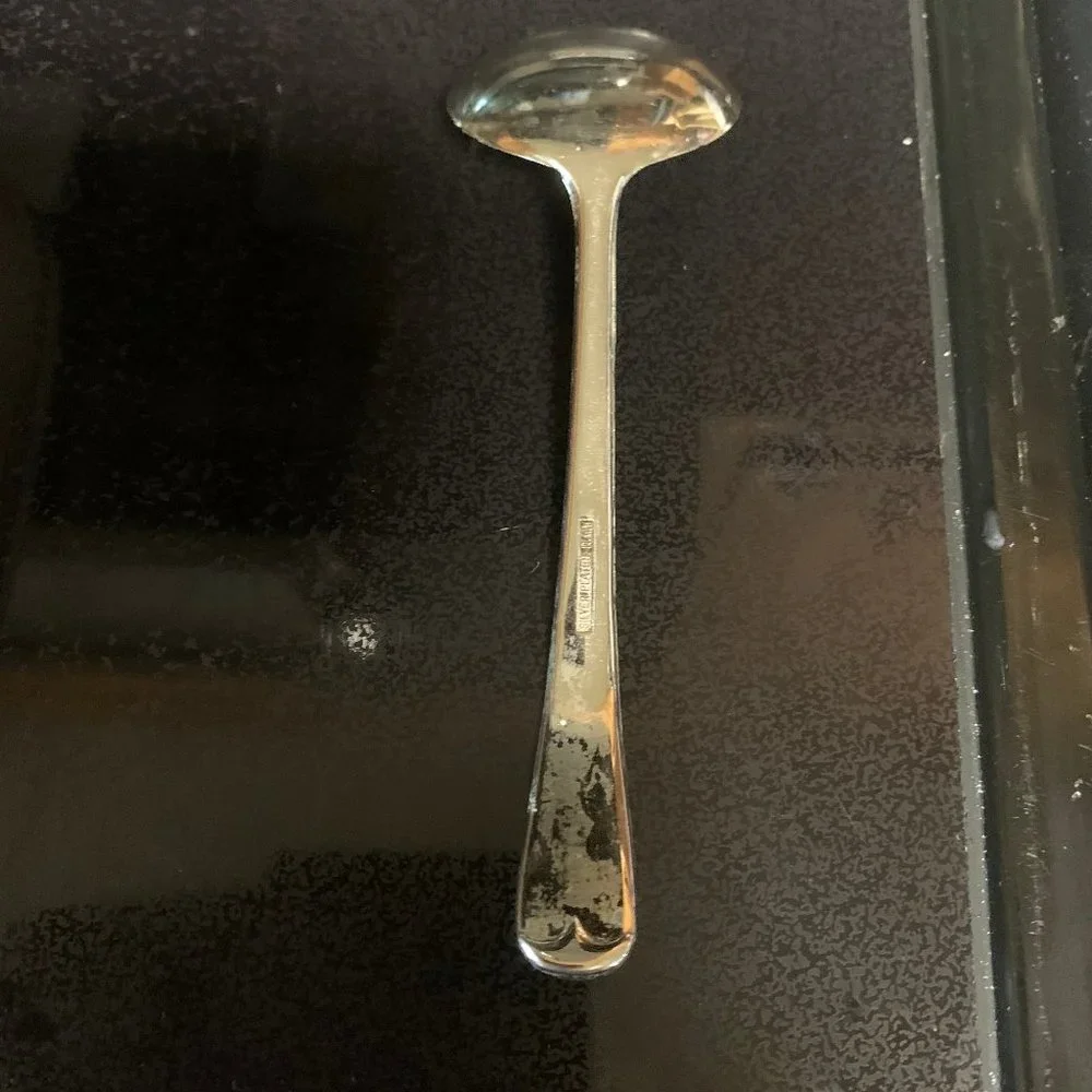 VTG SILVER PLATED ITALY SAUCE LADLE
